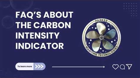 Imo Carbon Intensity Indicator Cii Faq S Parker Maritime Technologies