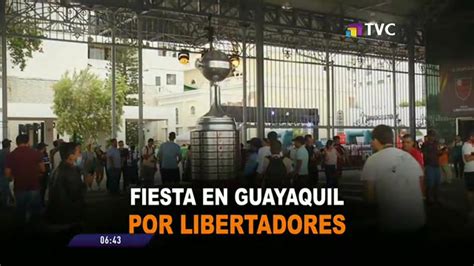 Copa Libertadores Hinchas brasileños realizan turismo en Guayaquil TVC