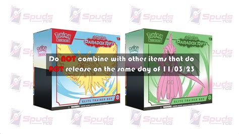 PRE ORDER: Paradox Rift Elite Trainer Box (Set of 2) – SpudsTCG