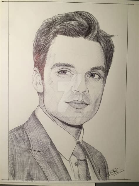 Sebastian Stan Grey Suit By The Other Sam On Deviantart