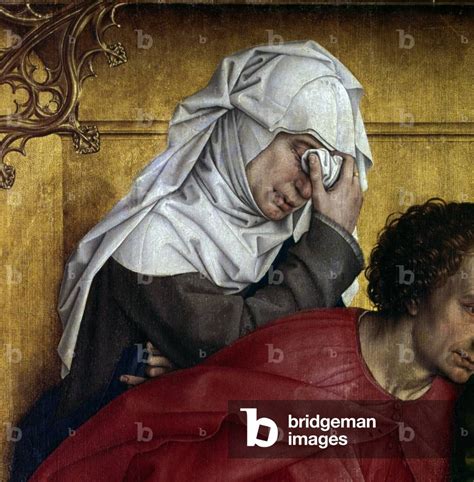 Image Of Deposition Or Descent Of The Cross Painting By Weyden