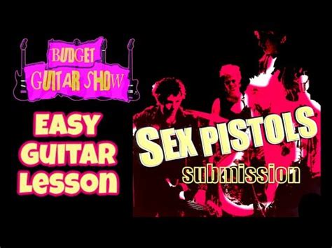 SUBMISSION Sex Pistols EASY GUITAR LESSON YouTube