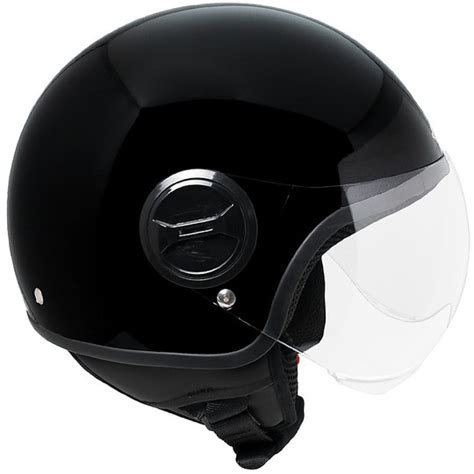 Motorcycle Helmet Demi Jet Ska P Wh Wolli Black Metal For Sale Online