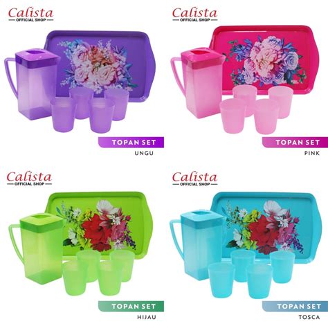 Jual TOPAN SET CALISTA TEKO SET 6 IN 1 Calista Topan Set Eskan Pluto