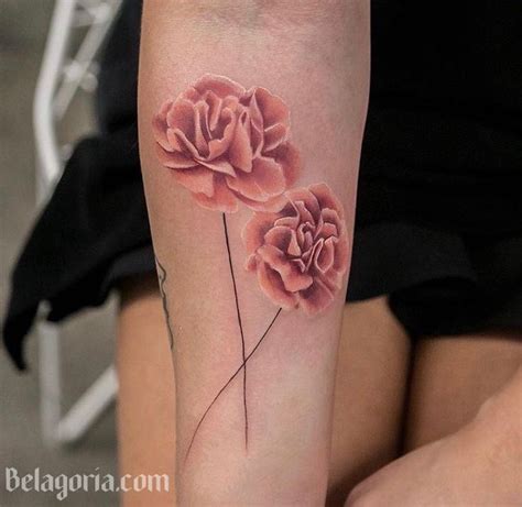 Tatuajes De Claveles Para Mujer Y Su Significado