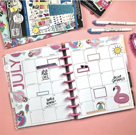 Planner Monthly Layout Happy Planner Layout The Happy Planner