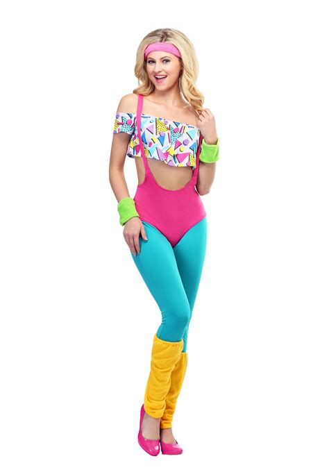 Womens Work It Out 80s Costume