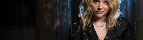 3840x1080 Resolution Chloë Grace Moretz Blonde Actress 3840x1080