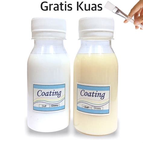 Jual Coating 80ml Cairan Pelapis Cat Varnish Finisher Serbaguna Untuk