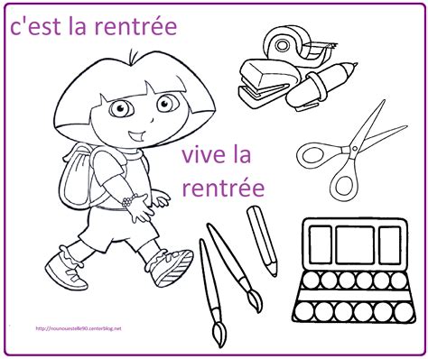 Coloriages Pour La Rentree Des Classes