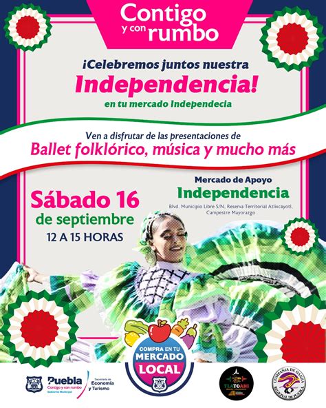 Ayuntamiento De Puebla Invita A Celebrar Las Fiestas Patrias En El