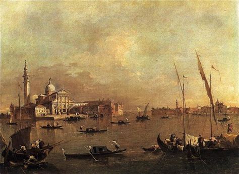 Venice: San Giorgio Maggiore, c.1775 - Francesco Guardi - WikiArt.org