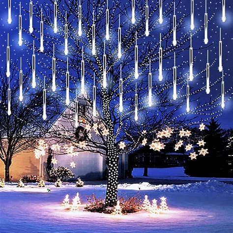 Tubes Led Meteor Shower Lights Christmas Lights Falling Star