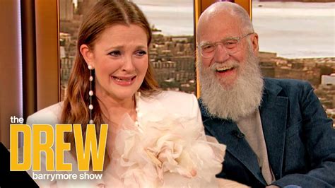 Drew Bursts Into Tears When David Letterman Surprises Her In Person For