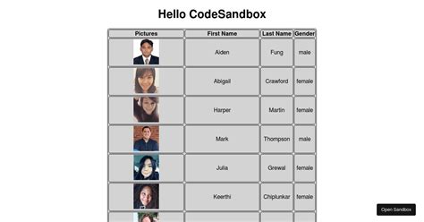 Api Practice Codesandbox