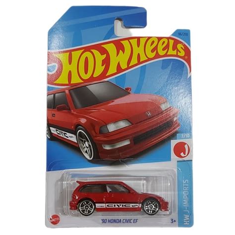 Honda Civic EF Hw J Imports Hot Wheels Lote D HKJ Shopee Brasil