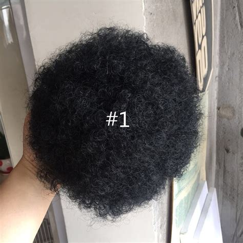 Korte Afro Bladerdeeg Synthetisch Haar Broodje Chi Grandado