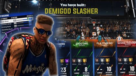 NBA 2K20 60 BADGE DEMIGOD PG SLASHER BUILD BEST SLASHER BUILD IN NBA