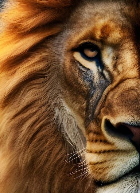 Premium Photo | The lion wallpaper hd wallpapers