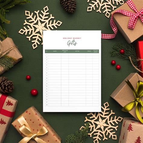 Holiday Planner Plan Budget Track Inspire And Etsy