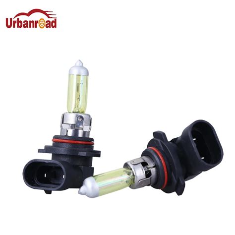 Urbanroad Pcs Hb V W Yellow K Fog Lamp Xenon Gas