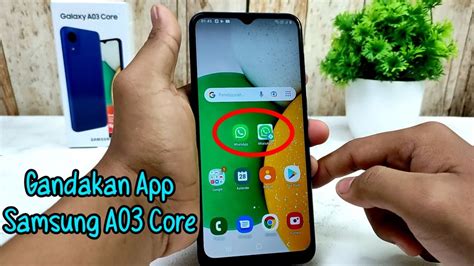 Cara Menggandakan Aplikasi Di Hp Samsung A Core Youtube