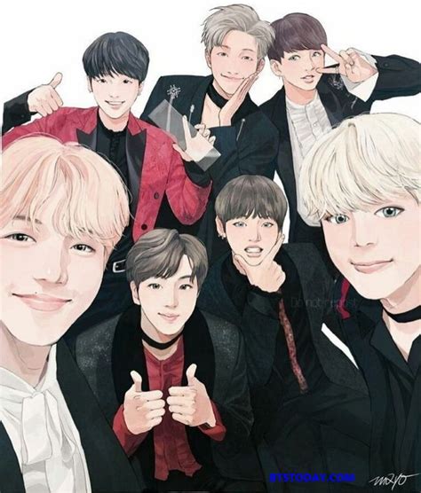 صور وخلفيات بتس انمي Bts Anime صور بي تي اس في الانمي