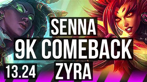 Senna Sivir Vs Zyra Ziggs Sup Comeback Winrate Rank