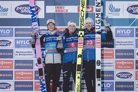 Vierschanzentournee Jan Hörl gewinnt in Innsbruck Kobayashi vor