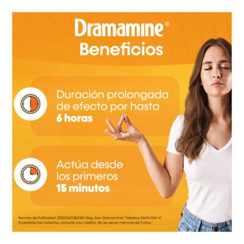 Compra Dramamine Dimenhidrinato 50 Mg Con 24 Tabletas En Prixz