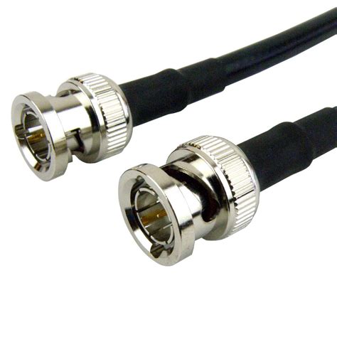 75 Ohm BNC Male To 75 Ohm BNC Male Cable 75 Ohm RG 59 Coax In 72 Inch