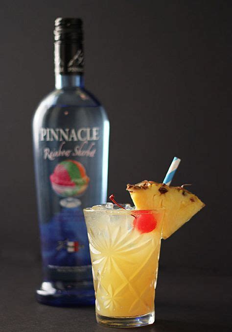 Rainbowsicle 1 Part Pinnacle Rainbow Sherbet Vodka 1 Part Triple Sec