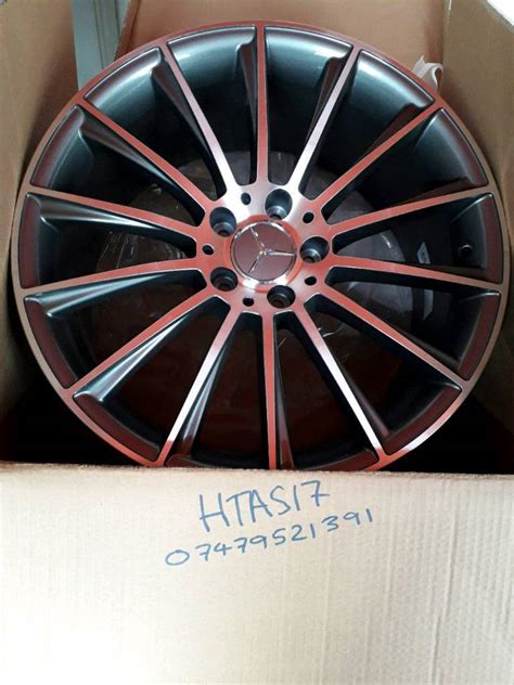 Brand New 19 Inch Alloy Wheels R19 Alloys Mercedes C E S Class Cla Slk Turbine Twist C63 Amg