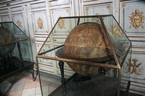 Old World Globe In Vatican Museum Rome Italy Editorial Photography