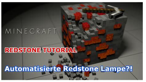 REDSTONE TUTORIAL Automatisierte Redstone Lampe YouTube