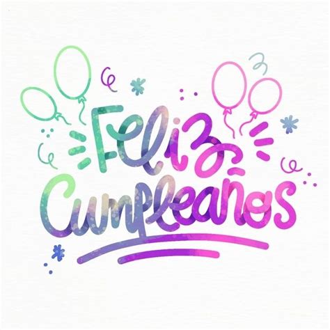 Letras de feliz cumpleaños con globos | Free Vector #Freepik # ...