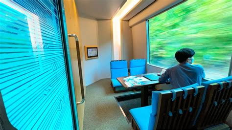 Riding Japans Private Luxury Compartment Train With Food Service