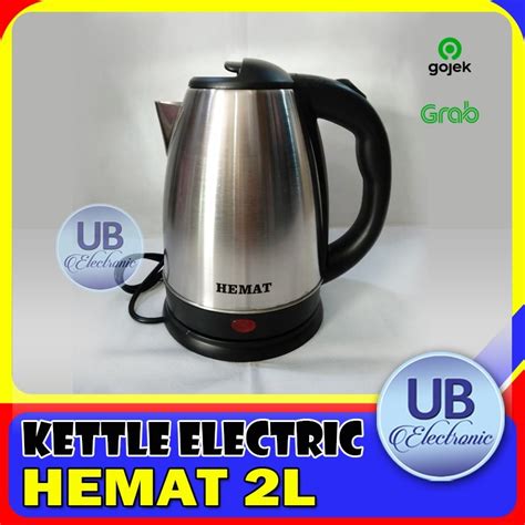 Teko Listrik 2L Pemanas Air Kettle Electric Kapasitas Hemat