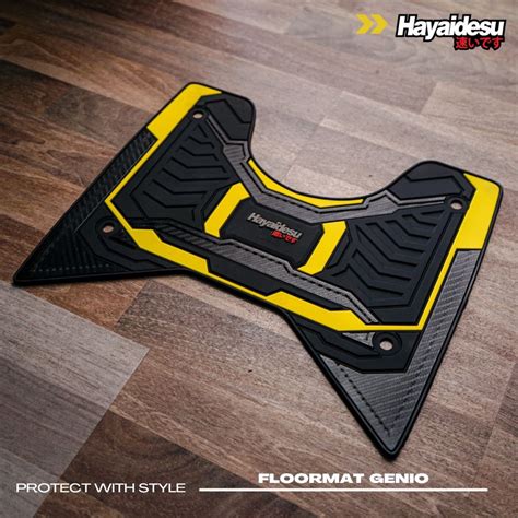 Hayaidesu Honda Genio Premium Quality Carpet Motorcycle Floor Mat Free