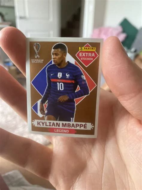 Bronze Extra Stickers Qatar World Cup Kylian Mbappe Ssp Fresh