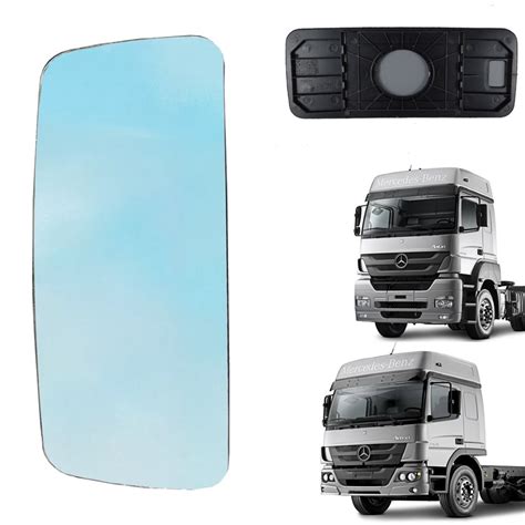 Espelho Vidro Retrovisor Caminh O Mercedes Benz Atego Axor Base