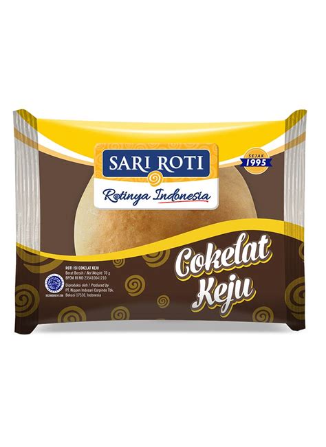 Sari Roti Roti Manis Isi Coklat Keju 72g Klikindomaret