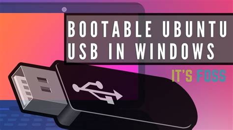 How To Create Bootable Ubuntu USB In Windows 10 YouTube