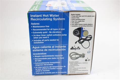 Watts Instant Hot Water Recirculating System Property Room