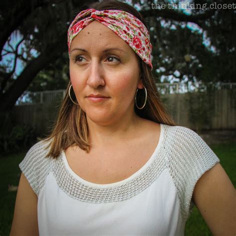 Sew Easy Turban Headband Video Tutorial The Thinking Closet