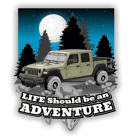 Jeep® Adventure Decal Redline Society