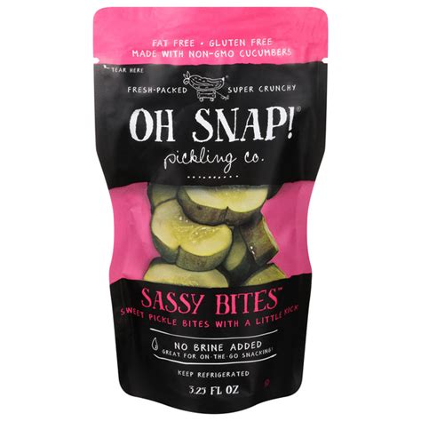 Save On Oh Snap Sassy Bites Pickles Order Online Delivery Food Lion