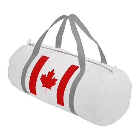 Canada Maple Leaf Flag Canadian Gym Duffel Bag Bags Maple Leaf Flag