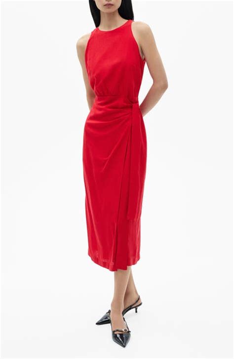 Womens Red Midi Dresses Nordstrom