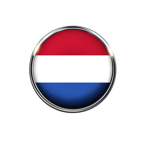 Круглый флаг Голландии ПНГ на Прозрачном Фоне • Скачать PNG Круглый ...